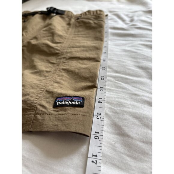 Patagonia Kids Everyday Shorts Boys L Tan Recycled Nylon Fishing Outdoor Camping - Picture 11 of 12